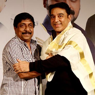 Kamal Haasan with Sreenivasan