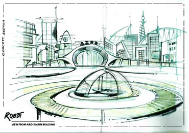 A sketch of the sets of Endhiran/Robot