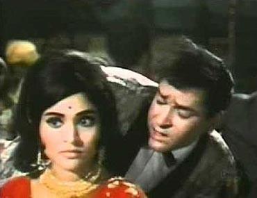 Shammi Kapoor and Vyjayantimala in Prince