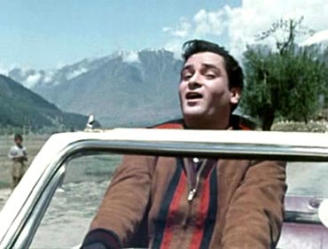 Shammi Kapoor in Kashmir Ki Kali