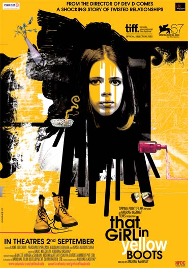 A That Girl In Yellow Boots movie poster