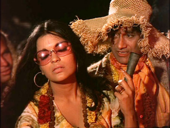 A scene from Hare Rama Hare Krishna  (1971)