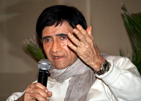 Dev Anand at the launch of Chargesheet