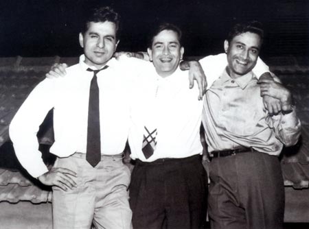 Dilip Kumar, Raj Kapoor and Dev Anand