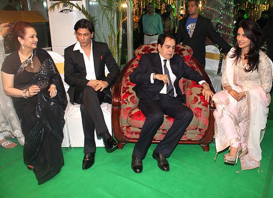 Saira Banu, Shah Rukh Khan, Dilip Kumar and Priyanka Chopra