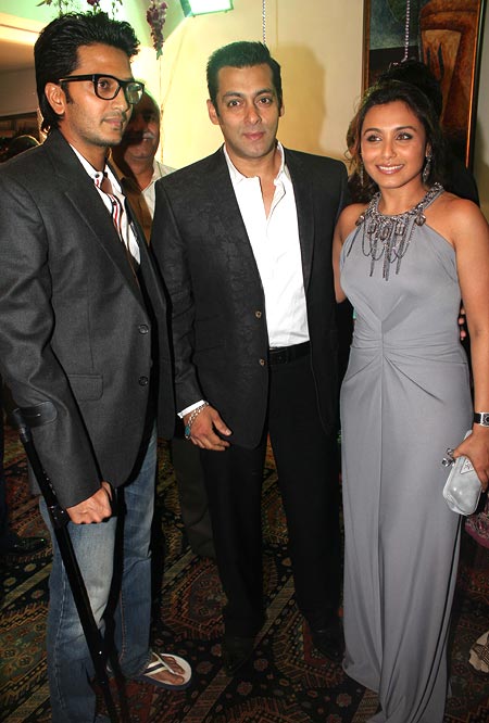 Riteish Deshmukh, Salman Khan and Rani Mukerji