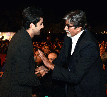 Ranbir Kapoor and Amitabh Bachchan