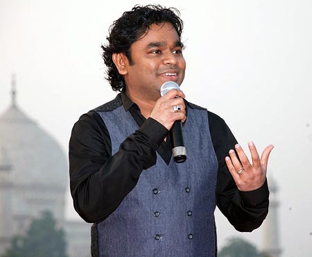 A R Rahman at the music launch of Ek Deewana Tha