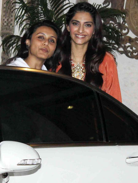 Rani Mukerji and Sonam Kapoor