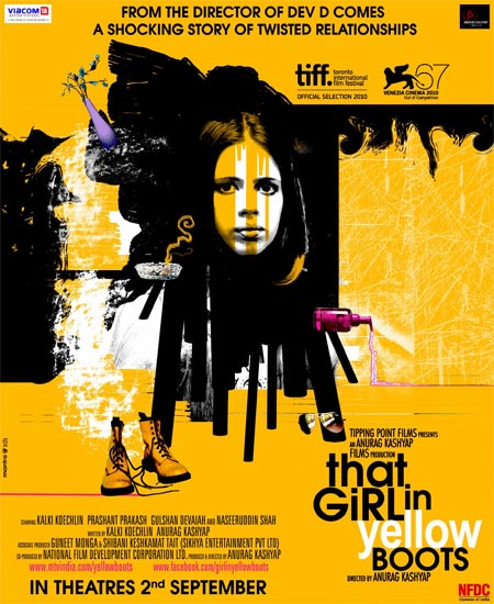 Movie poster of That Girl in Yellow Boots