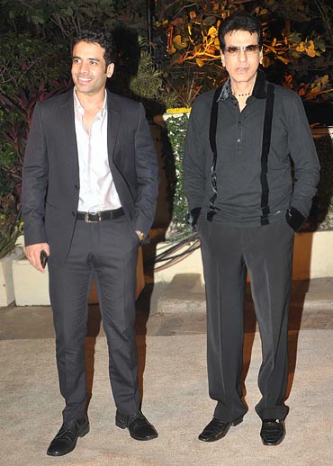 Tusshar Kapoor and Jeetendra