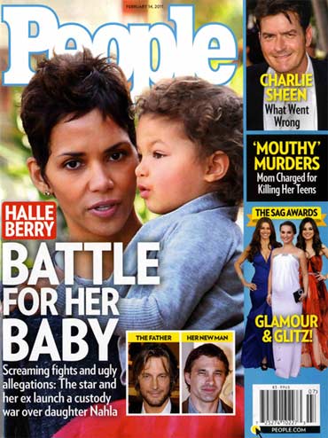 Halle Berry and Nahla on the cover of People magazine