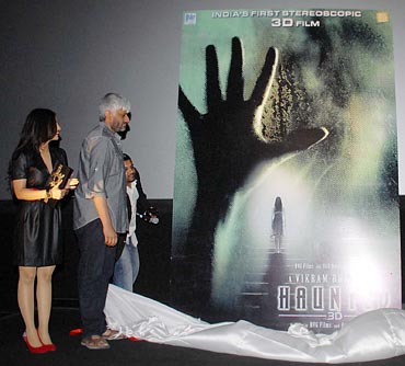 Vikram Bhatt unveils the poster of Haunted