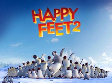 A poster of Happy Feet 2