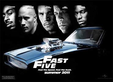 A poster of Fast Five