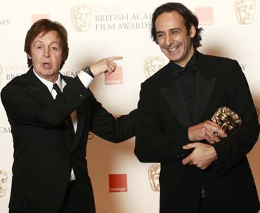 Sir Paul McCartney and Alexandre Desplat