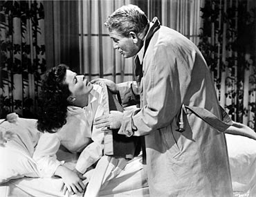 Katharine Hepburn and Spencer Tracy in Pat and Mike, one of many films they did together