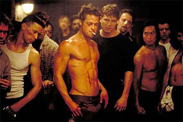 A scene from The Fight Club