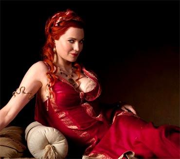 Lucy Lawless in Spartacus