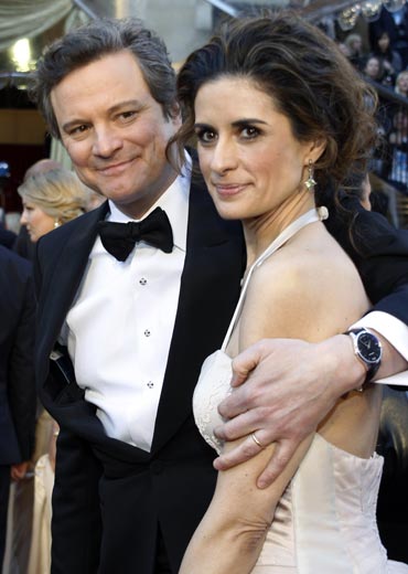 Colin Firth and wife Livia Giuggioli