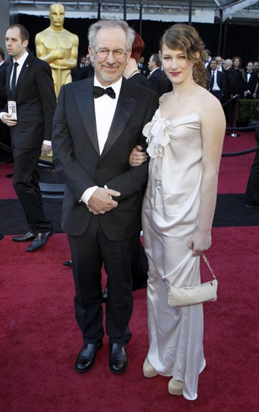 Steven Spielberg and daughter Destry Allyn