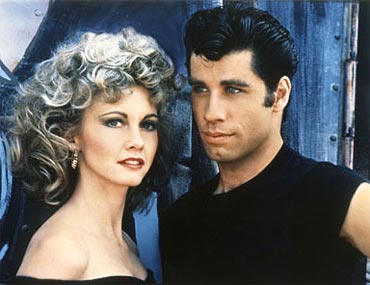 Olivia Newton-John and John Travolta in Grease