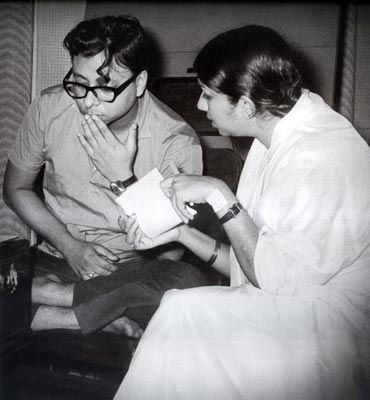 Rahul Dev Burman and Lata Mangeshkar