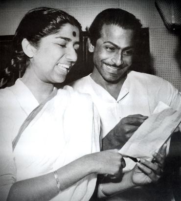 Lata Mangeskar and Salil Chowdhury