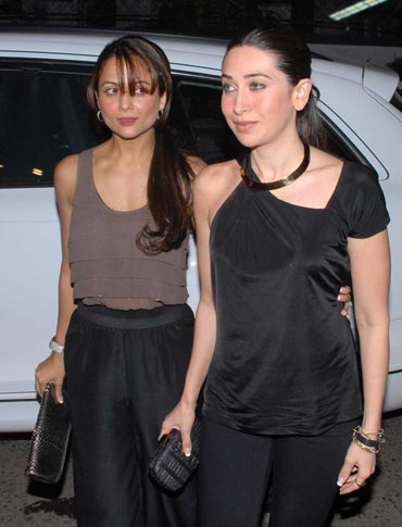 Amrita Arora and Karisma Kapoor