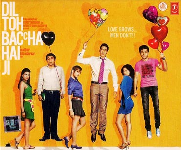 Movie poster of Dil Toh Bachcha Hai Ji