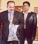 Shivaji Satam and Aditya Srivastav in CID