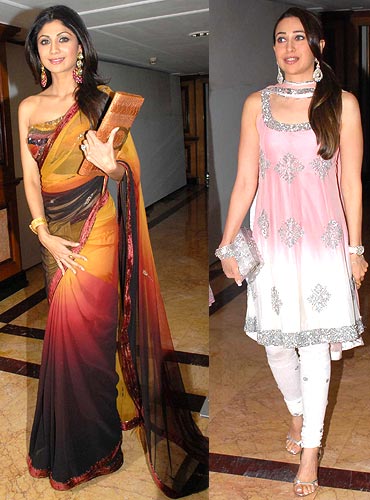 Shilpa Shetty and Karsima Kapoor