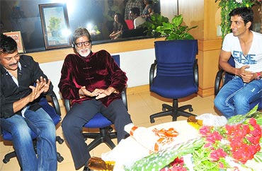 Chiranjeevi, Amitabh Bachchan and Sonu Sood