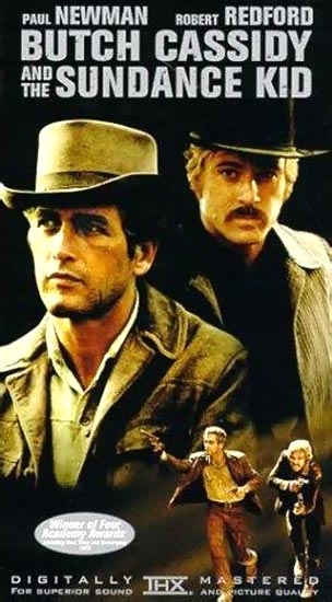 A movie poster of Butch Cassidy and The Sundance Kid