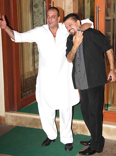 Sanjay Dutt and Dharam Oberoi