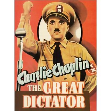 Movie poster of The Great Dictator