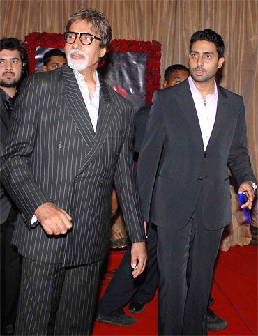 Amitabh Bachchan and Abhishek Bachchan