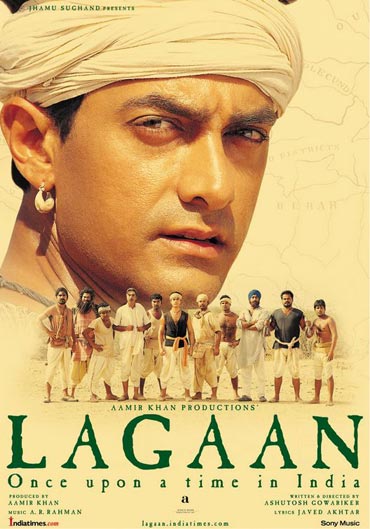 Movie poster of Lagaan