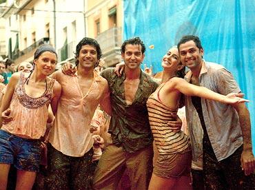 A still from Zindagi Na Milegi Dobara