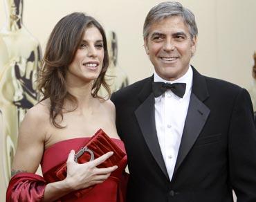 George Clooney and Elisabetta Canalis