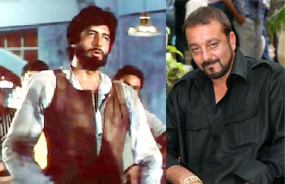 Sanjay Dutt and Amitabh Bachchan