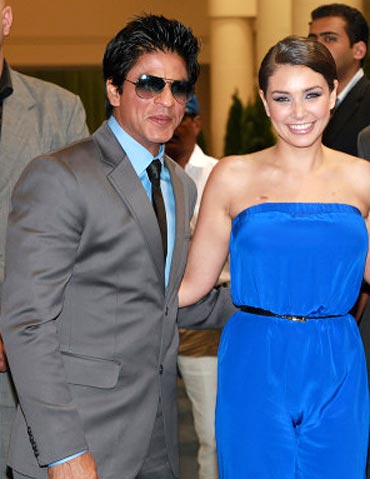 Shah Rukh Khan and Lisa Ray