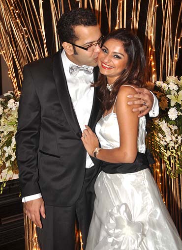 Rahul Mahajan and wife Dimpy