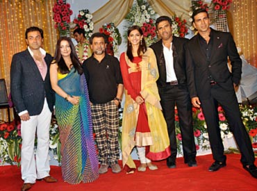 Bobby Deol, Celina Jaitley, Anees Bazmee, Sonam Kapoor, Suniel Shetty and Akshay Kumar
