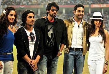 Bipasha Basu, Prateik Babbar, Rana Daggubati, Abhishek Bachchan and Deepika Padukone