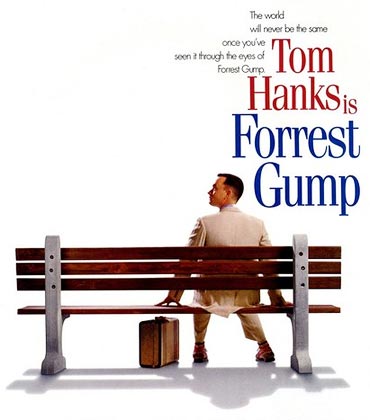 A poster of Forrest Gump