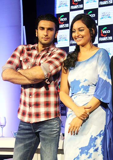 Ranveer Singh and Sonakshi