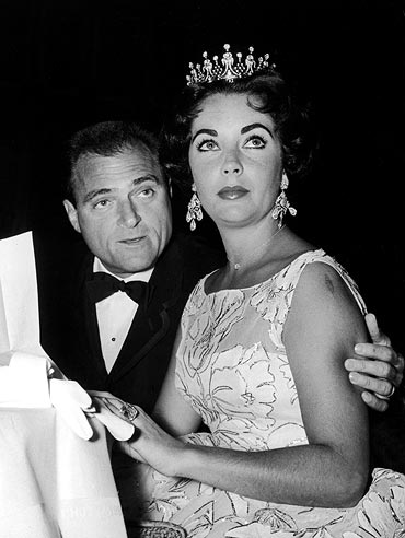 Looking at Liz Taylor's long line of men! - Rediff.com Movies