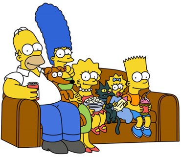 A still from The Simpsons