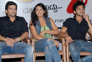 Diganth, Ragini and Kiran Sreenivas